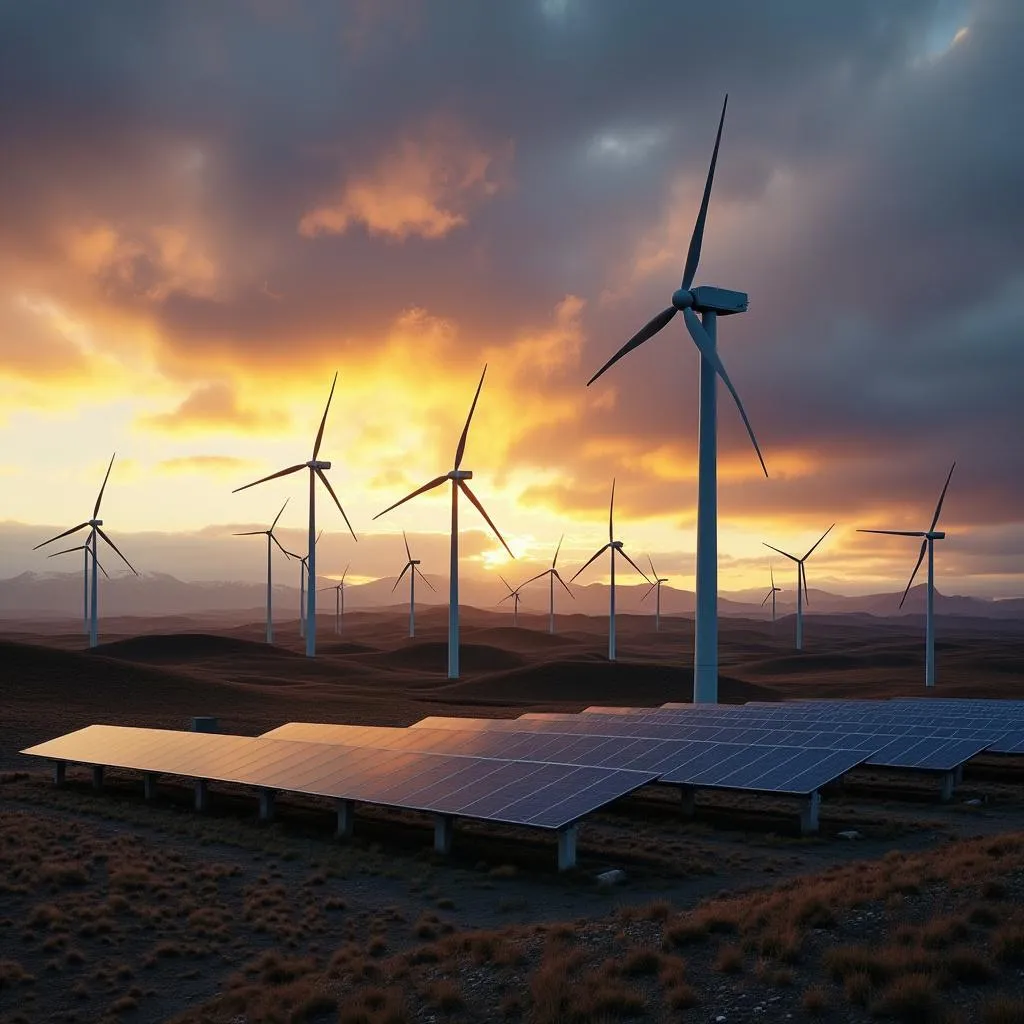 Proyecto de energía renovable en Patagonia