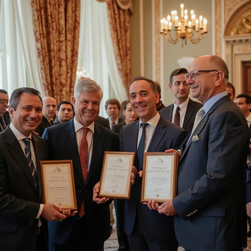 Ceremonia de reconocimiento a inversiones estratégicas